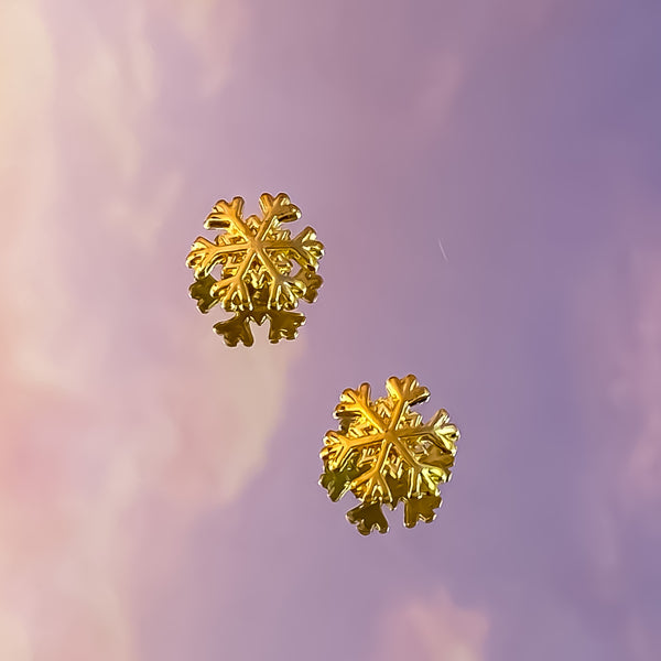 Gold Snowflake - 2pcs